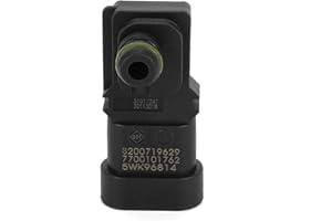 QIILU 8200719629 MAP Sensore di Pressione di Sovralimentazione Sensore di Pressione per Auto Accessorio di Ricambio per Almera, 93198487, 2508500Q0B, 2508500QAA, 4435200,