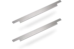 2 x Poignée de Meuble BLANKETT Slim 795 mm en Aluminium Chromé Mat (vissée à l'intérieur de la façade) par Sotech
