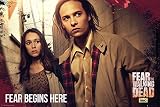 Póster. Fear The Walking Dead Póster de la película de miedo starts here + Empire