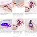 MelodySusie® Durable Gel Nail Polish - Lux Classics Series Contains Six Color Collection, Quick Curing under LED UV Nail Dryer and Easy Soak Off