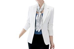Onsoyours Femme Casual Blazer Business Boutons Manche Longue Slim Fit Costume Jackets Élégant OL Bureau Affaires Veste De Costume Courte Manteau Cardigan Blouson Jacket
