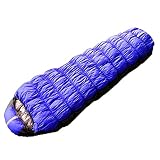 Ajuste la cabeza con una conexión de cable, la cabeza del saco de dormir con velcro para evitar que la cremallera se deslice hacia abajo