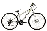 Hardtail Dirt Mountain Bike 26 Inch Dirrt White KS Cycling