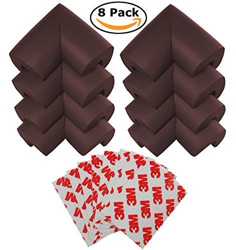 EliteBaby Table & Furniture Edge Protector, 8-Pack Extra-Dense Cushioned Babyproofing Toddlers & Child Bumpers & Guards w/ 3M Adhesive