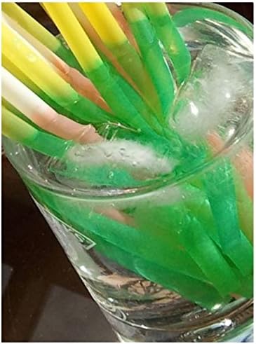 25 Colour Changing Straws - *Change Colour in iced cold drinks! Just Like Magic*