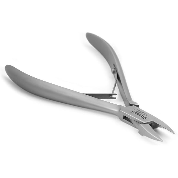 Nagelzange Aus Edelstahl – Spitze Eckenzange Für Hände Und Füße, 10,5 Cm, Ergonomische Griffe