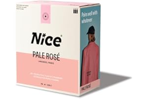 Nice Pale Rosé, Wine Box, Dry, Pale, French Rosé from Languedoc, Hint of Strawberry, 1 x 2.25L Boxed Wine