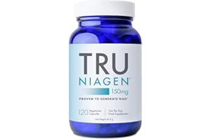 TRU NIAGEN │ Supplément de nicotinamide riboside NAD+, formule brevetée NR, 150 mg par gélule / 300 mg par portion, 60 jours (2 mois / 1 bouteille)