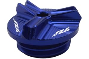 LONGGREAT Motorrad Aluminium öldeckel Schraube Filter Cap Tank Abdeckungen Für Yamaha YZF R1 R3 R6 R7 R1M R1S R6S R125 R25 R15 (Blau)