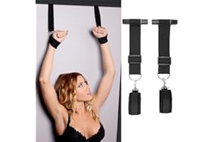 binxliuxo Pulsera Colgante de Puerta B - D - S - M 2 Correa de fijación de Pulsera de Esposas Ajustables