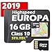 Produktbild TOPO für Garmin Deutschland Österreich Frankreich Schweiz Italien Alpen Karte+EUROPA 16GB /ALLE Garmin-Geräte /MicroSDCard/