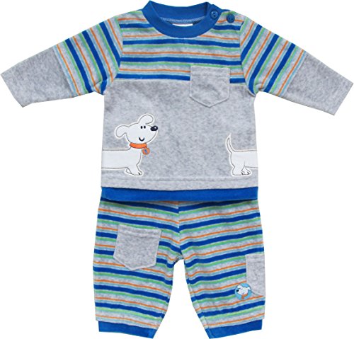 Schnizler Baby Girls' Long Sleeve Tracksuit Grey Grau (original 900) 0-3 Months
