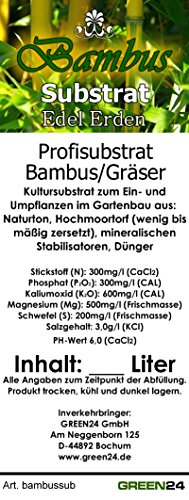 Bambuserde Bambus-Substrat – 5 Ltr. PROFI LINIE Substrate – Blumenerde - 2