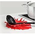 Spoon Rest Holder Silicone Ketchup Shape Holders Splash Spoon Rest by Mustard Kitchen Cooking Aid Cup Holder Creative Gift