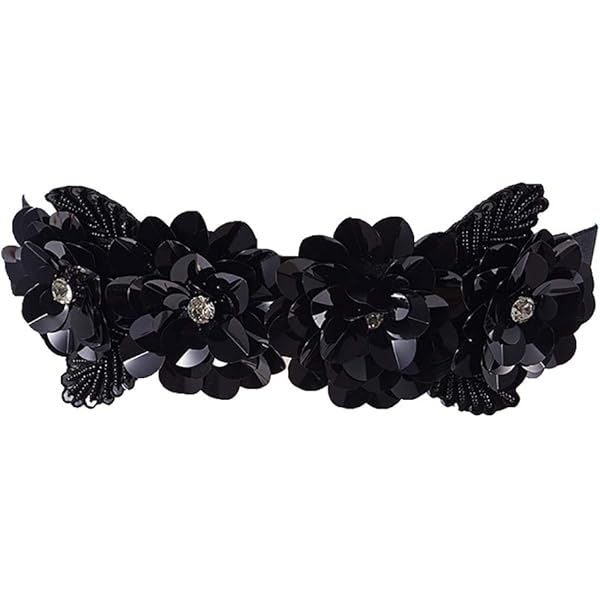 Dames prom avondjurk decoratieve tailleband bruids kristallen sjerpen bruiloft riem sjerp met strass steentjes, Xw51blk, One Size Dames prom avondjurk decoratieve tailleband bruids kristallen sjerpen bruiloft riem sjerp met strass steentjes, Xw51blk, One Size