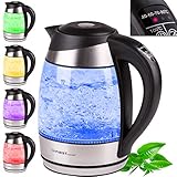 Ideal zur Zubereitung von Babynahrung |komplett BPA frei | leicht zu reinigen | Verdecktes Heizelement | Automatische Abschaltung | Ausschenkschnabel optimal geformt um tropffrei große Mengen schnell auszuschenken