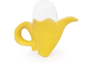 Oli & Carol - Mordedor de Caucho Natural, Anita the Bananita, 6,5 cm