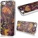 Produktbild GrandEver iPhone SE 5S 5 Hülle Marmor Serie Weiche Silikon Handyhülle Flexible TPU Silicon Schutz Schutzhülle Klar Handytasche mit Muster Anti-Kratzer Stoßdämpfung Ultra Slim Rückseite Marble Case Backcover Premium Protective Cover für iPhone SE 5S 5 - Braun