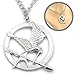 Produktbild Die Tribute von Panem Halskette mit Spottölpel Anhänger von Katniss Everdeen, Silber