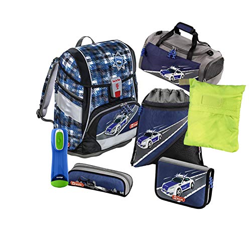 Preisvergleich Produktbild Step by Step 2in1 Polizei Schulranzen Set 7tlg.