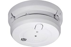 Deta 1163 Optical Smoke Alarm 240V with 9V Replaceable Battery Back Up (White)