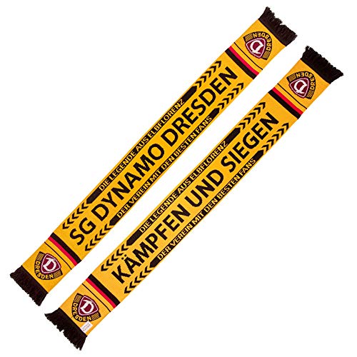 Preisvergleich Produktbild SG Dynamo Dresden Schal Kämpfen und Siegen gelb