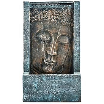 Amazon.de: Zimmerbrunnen Buddha "Tashima" mit LED Beleuchtung, Höhe 48 cm