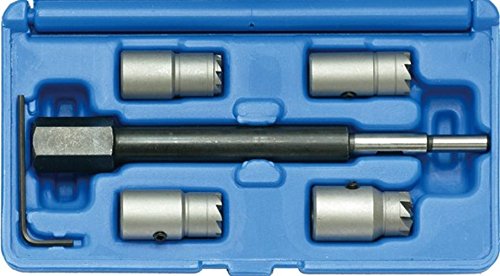 BGS Injektoren Dichtsitz-Fräser-Set für CDI Motoren, 5-teilig, 62605