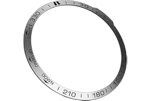 Abanen Ramka zegarka do zegarka Garmin Fenix 7X Sapphire Solar / Fenix 7X Solar, polerowana samoprzylepna osłona ze stali nierdzewnej, ochrona przed zarysowaniami, pierścień do serii Fenix 7X (nie