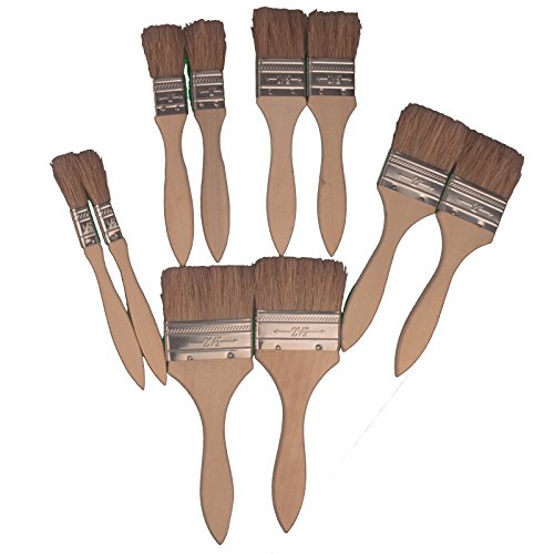 50 Profi Pinsel Malerpinsel / Pinsel-Satz mit Holzgriff Neu&OVP