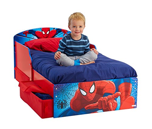Kinderbett Spiderman Design mit Schubladen 70 x 140 - 4