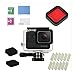 Price comparison product image junkai 26 in 1 Accessory Kit for GoPro,Waterproof Housing Dive Housing Frame Mount Kit for GoPro Hero 5,Hero 6,Water resistant to 45 meters