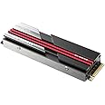Netac NV7000 2TB NVMe 1.4 M.2 Internal SSD PCIe Gen4 SLC Caching with Aluminum Heatsink up to 7000MB/s, for Computer Game, PS5, PC