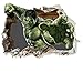 Avengers Wall Smash Wall sticker Marvel Vinyl wall art 2 SIZES for cars bikes caravans homes Customise4U™ (700mm, new 3d hulk smash)