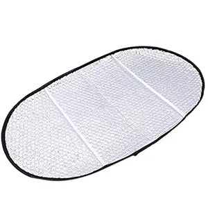 Autofurnish Bike Seat Cover Heat Resistant Protective Cushion Scooter Seat Aluminium Foil