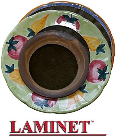 LAMINETFelt Dividers - BLACK - Set of 48 - Includes (12) 10" Diameter Dinner Plate Dividers, (24) 6" Diameter Salad/Dessert Plate Dividers, (12) 4.5" Diameter Saucer/Bread & Butter Plate Dividers