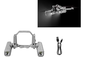 LICHIFIT Mini4 Pro Drone Searchlight Night Light for DJI Mini 4 Pro Rechargeable Dual Light 360° Rotation Multiple Modes Night Flight Light