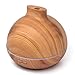 Produktbild HWQ Aromatherapie Befeuchter, Air Purifier 400ml, Colorful Night Light + Mute + Anti-Dry, geeignet für Schlafzimmer-Spa,lightwoodgrain