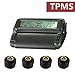Produktbild TPMS System Reifendruckkontrollsystem Reifendruckmesser + 4 äußerlich Sensoren ,Reifendruck und Reifentemperatur einstellbarer Alarm