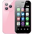 Hipipooo Mini Smartphone Unlocked 4G Mobile Phone 3.0 inches,Dual SIM,2600mAh Battery,2MP+5MP Camera,Face Unlock Student Pocket Cellphone