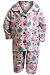 Lullaby Baby Girls Owl Hedgehog Wincy Flannel Pyjamas - Cream - 6/12 Months