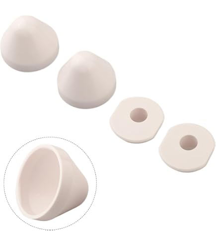 Weiße Schraubenabdeckungen Für Toilette - Versteckt Unschöne Befestigungen