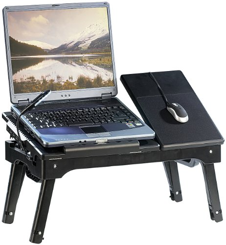 General Office Notebook-Tisch mit LED-Lampe - 2