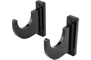 LUQEEG Lot de 2 Supports Muraux pour Sabre en Acrylique, Support Mural pour Katana, Support Mural pour Crochet D'épée, Support Mural pour Sabre Laser, Support Décoratif