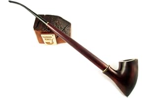 Mode lång tobak rökrör "Lord" trollkarl samling av päron trärör 33 cm/13 tum Churchwarden designad för rörrökare