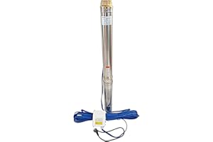 CHM GmbH® Pompe de puits profond, 1,5 kW, 10800 l/h, 7,6 bar, avec disjoncteur