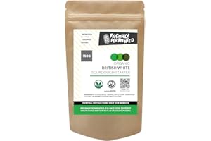 GOOD GUT TRIBE Freshly Fermented - Certified Organic Fresh Sourdough Starter, British White