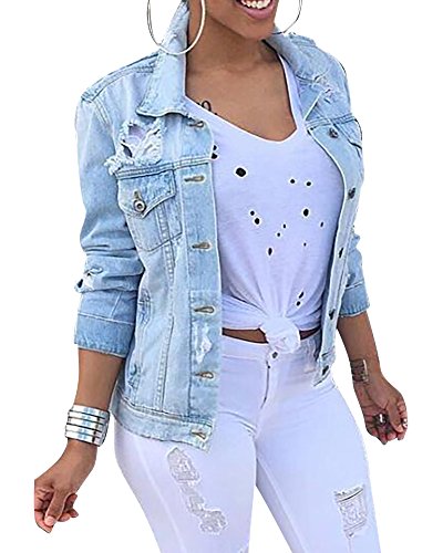denim short jacket ladies