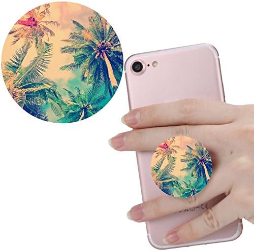 Expanding Stand and Grip for Smart phones and Tablets,pop Multi-function Mounts and Mount cellular phone Holder socket Collapsible White Rose gold green coconut tree
