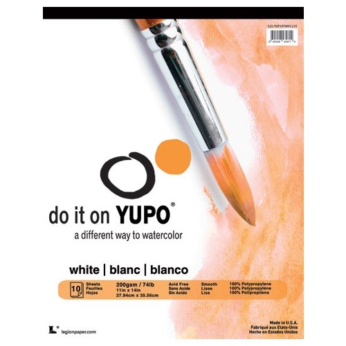 Yupo Paper YUPO 9 Zoll x 12 Zoll 10 Blatt/pkg-white 74lb, andere, mehrfarbig
